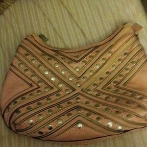 Peach purse